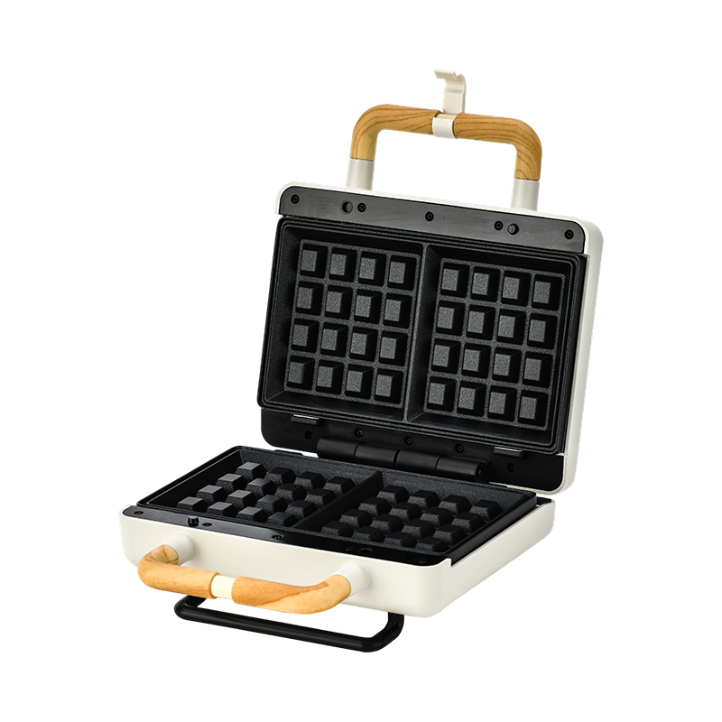BJX-S003C 800W 2-Scheiben-Waffeleisen mit festen Platten