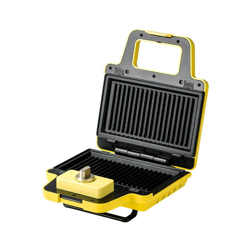 BJX-S008 800W 2-Scheiben-Sandwichwaffelmaschine mit abnehmbaren Platten
