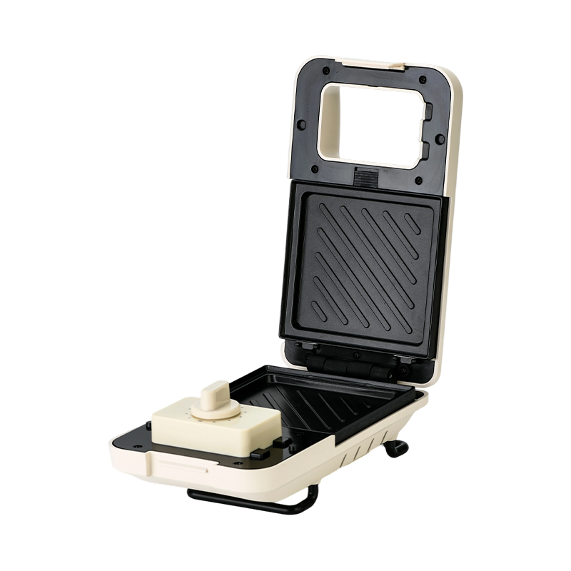 BJX-S011 15-Minuten-Timer Einzelscheiben-Sandwichmaker mit abnehmbaren Platten