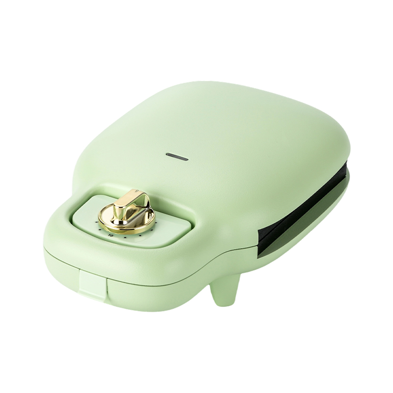 BJX-S013 15-Minuten-Timer-Einzelscheiben-Multifunktions-Sandwichmaker mit abnehmbaren Platten