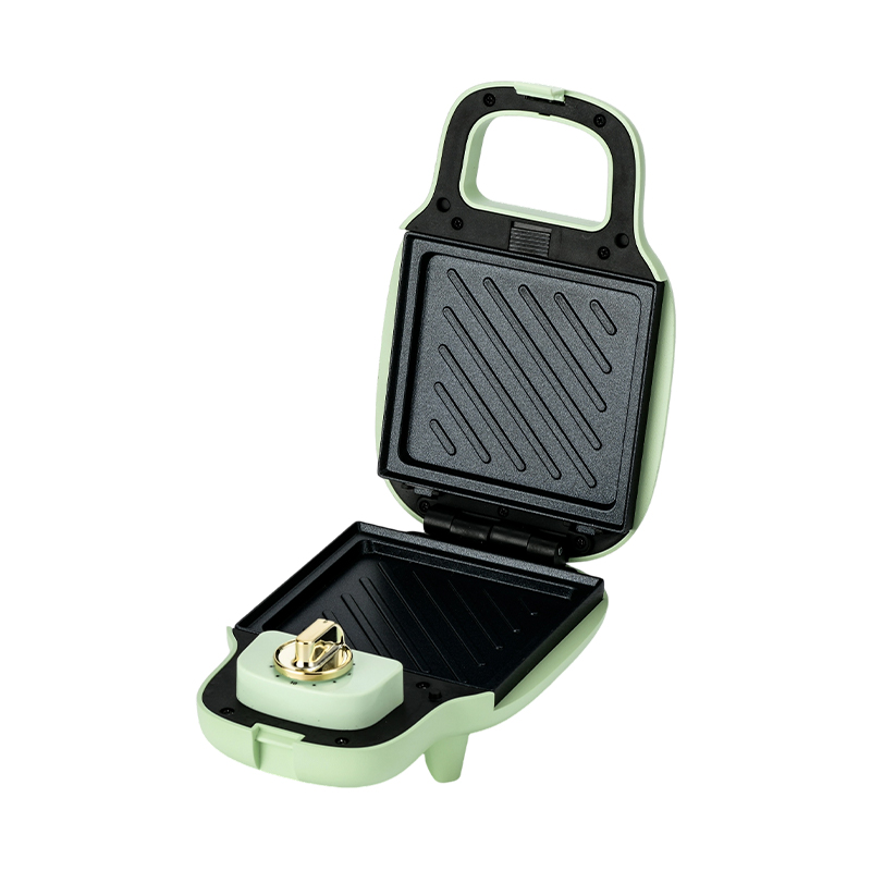 BJX-S013 15-Minuten-Timer-Einzelscheiben-Multifunktions-Sandwichmaker mit abnehmbaren Platten