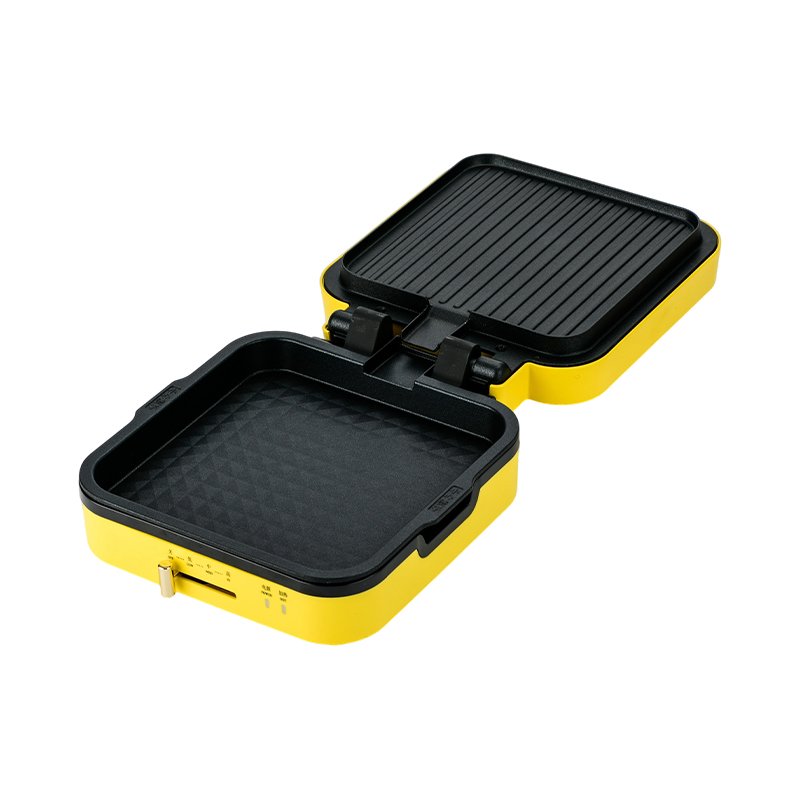 BJX-S018 24x24cm Grillmaschine mit Temperaturregelung und abnehmbaren Platten
