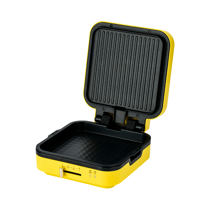 BJX-S018 24x24cm Grillmaschine mit Temperaturregelung und abnehmbaren Platten