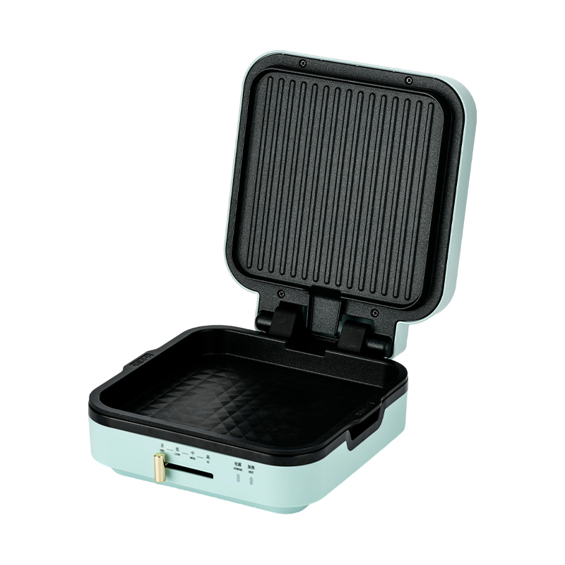 BJX-S018 24x24cm Grillmaschine mit Temperaturregelung und abnehmbaren Platten