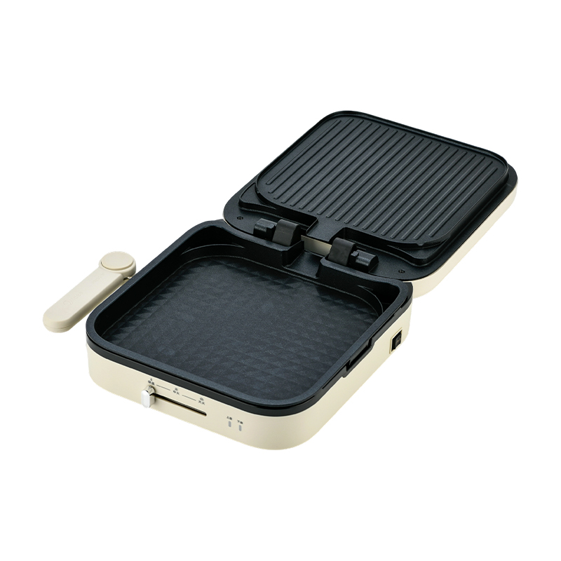 BJX-S023 28x28cm Großer Teller mit Temperaturregelung Panini & Grill Maker