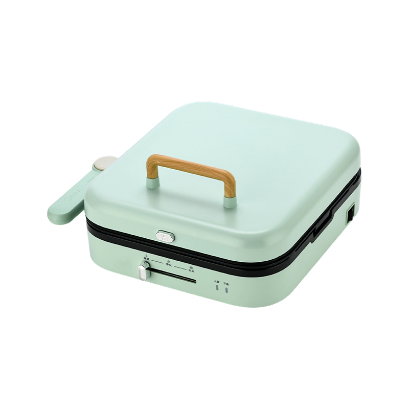 BJX-S022 28x28cm 180° Öffnungs- und Schließtemperaturregelung Abnehmbare Platte Großer Grill